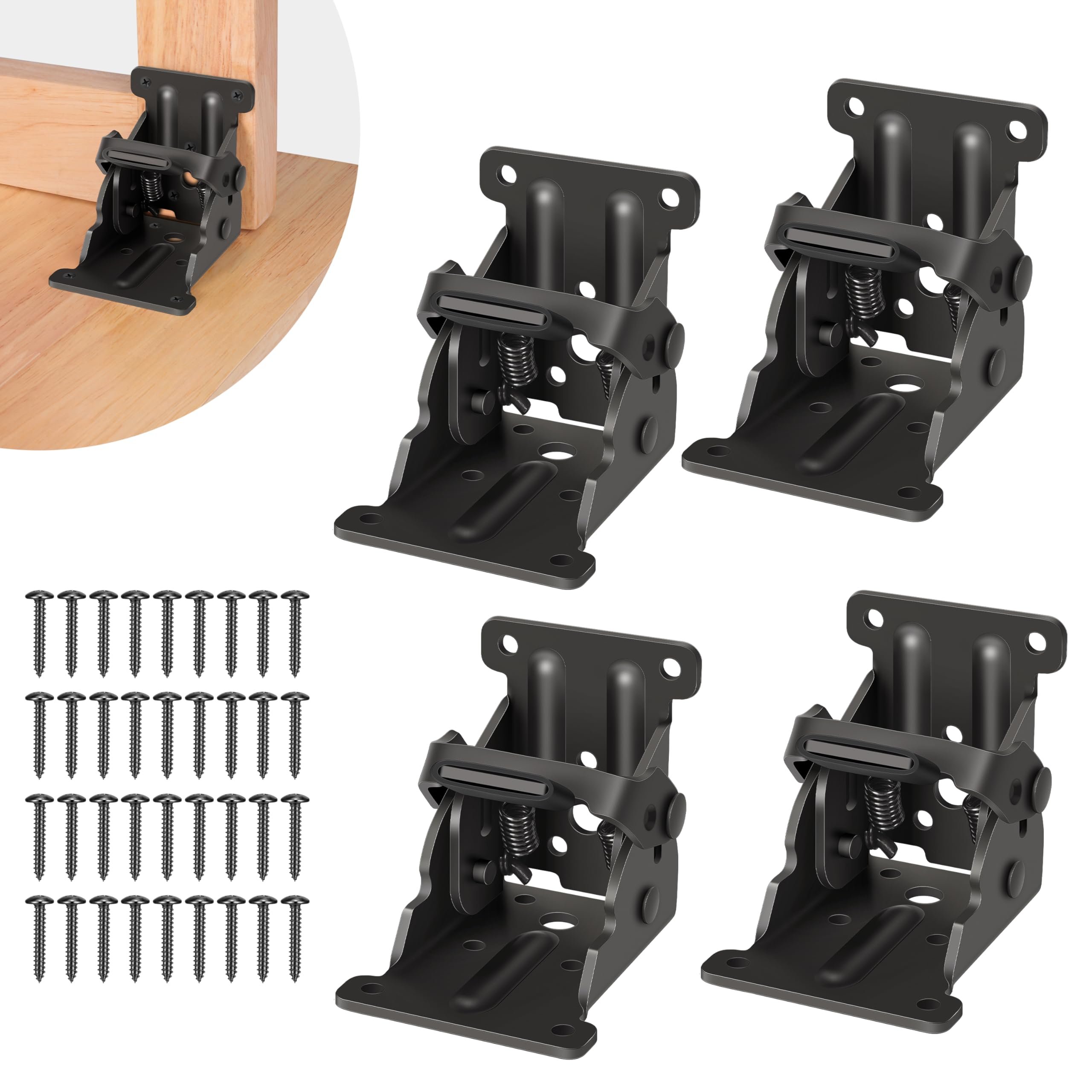 Foldable Self-Locking Hinge