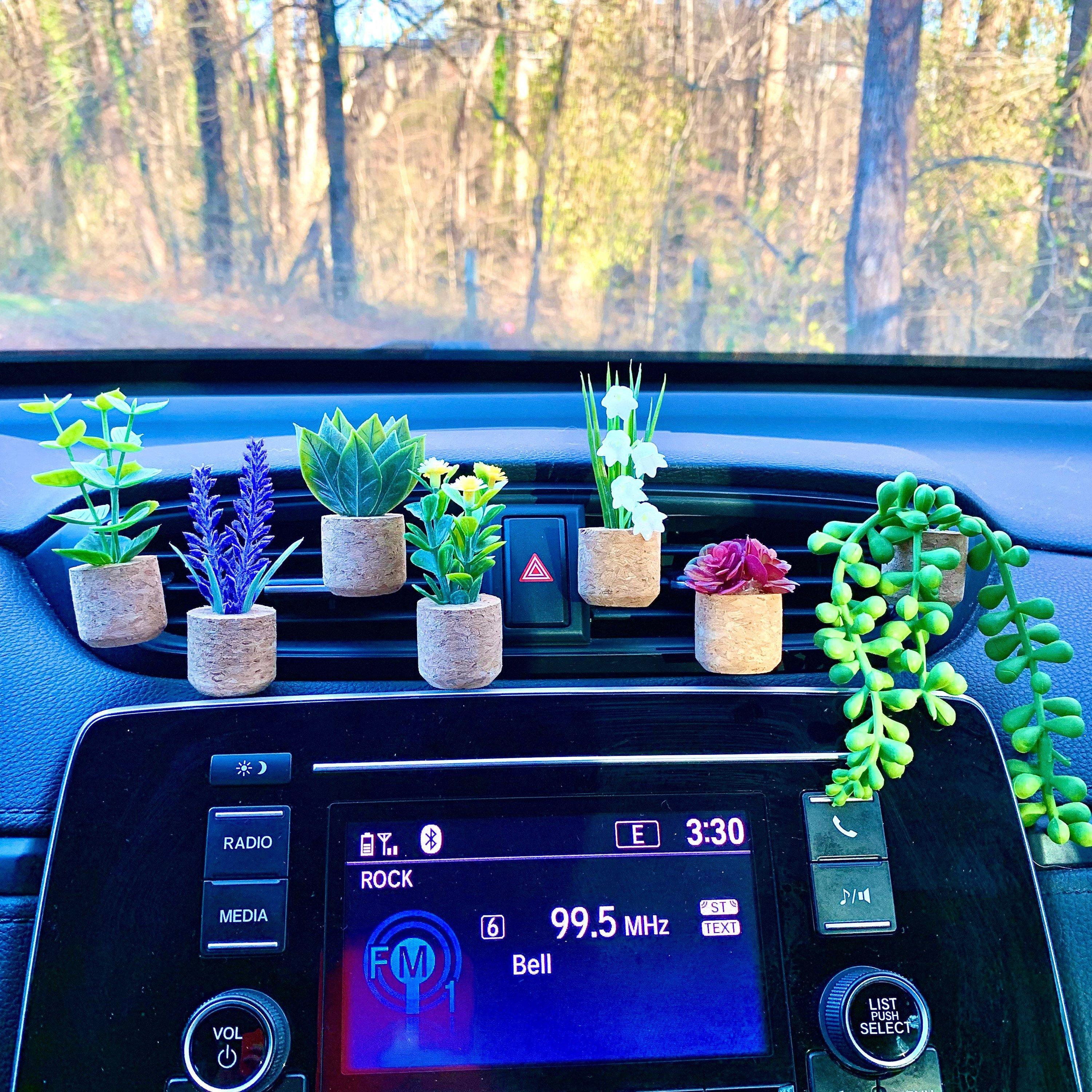 3D Plants Shape Car Perfume Clip