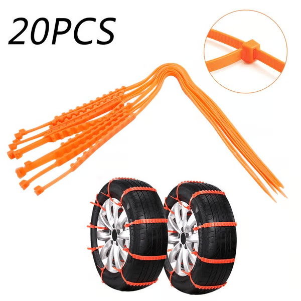 Universal Reusable Anti-skid Nylon Tire Chains