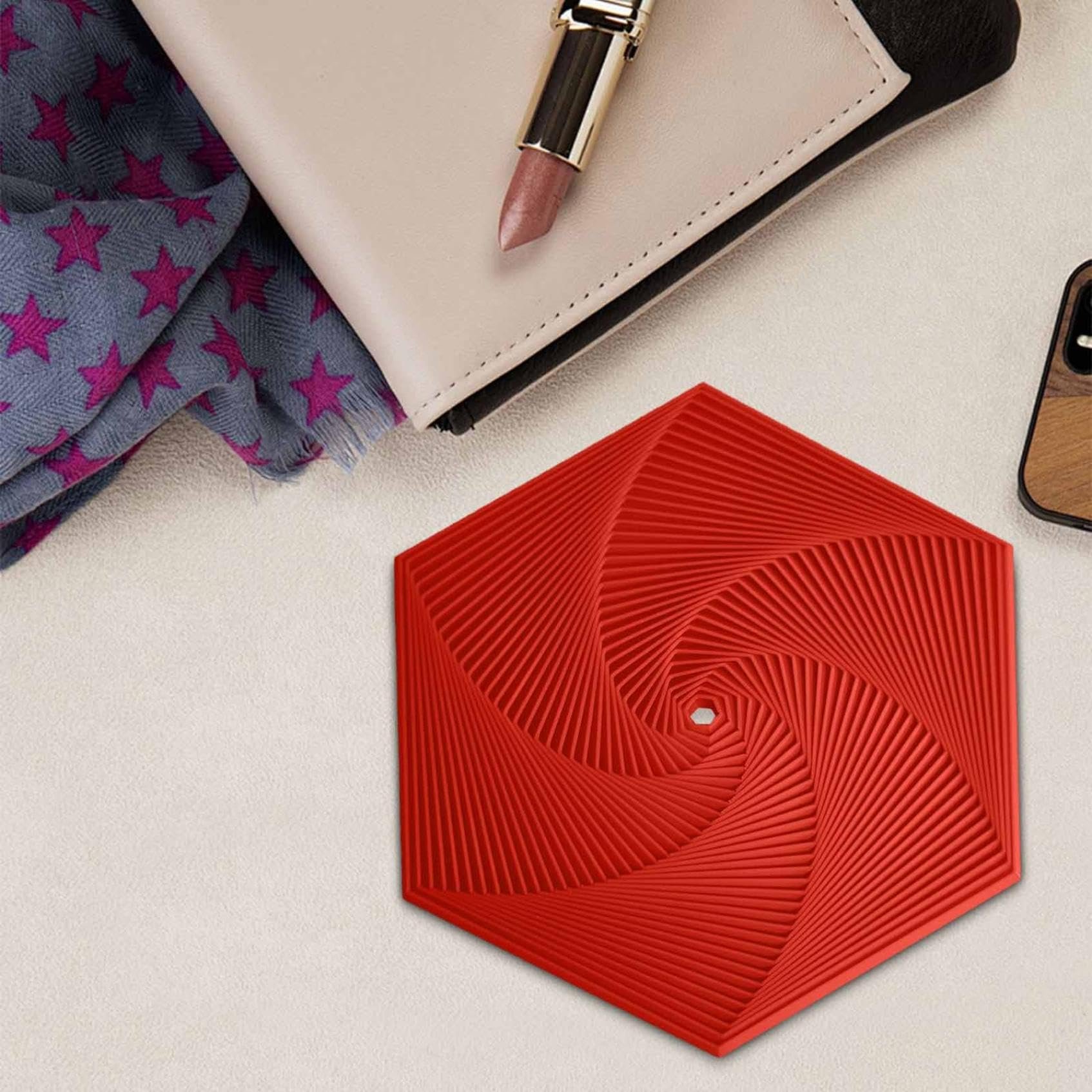 3D Printed Hexagonal Magic Spiral Tower Puzzle Decompression Toy