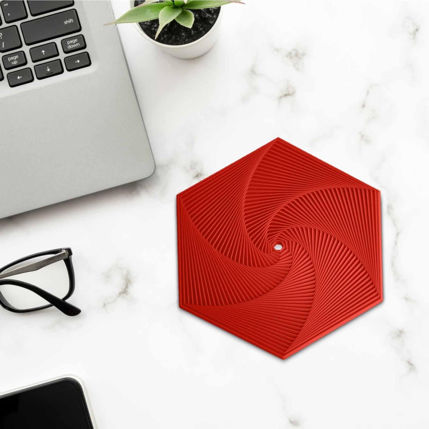 3D Printed Hexagonal Magic Spiral Tower Puzzle Decompression Toy