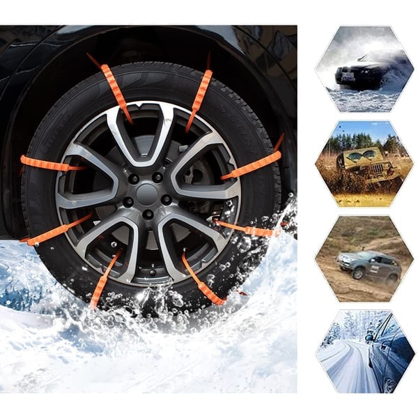 Universal Reusable Anti-skid Nylon Tire Chains