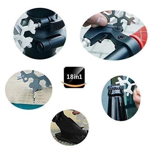 18-in-1 Snowflake Multifunction Tool
