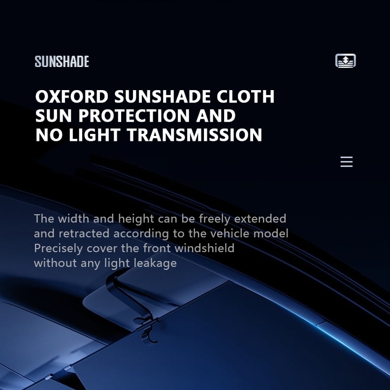 New Automatic Retractable Car Sunshade