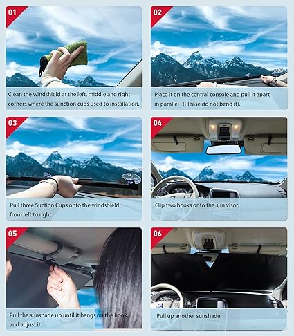 New Automatic Retractable Car Sunshade