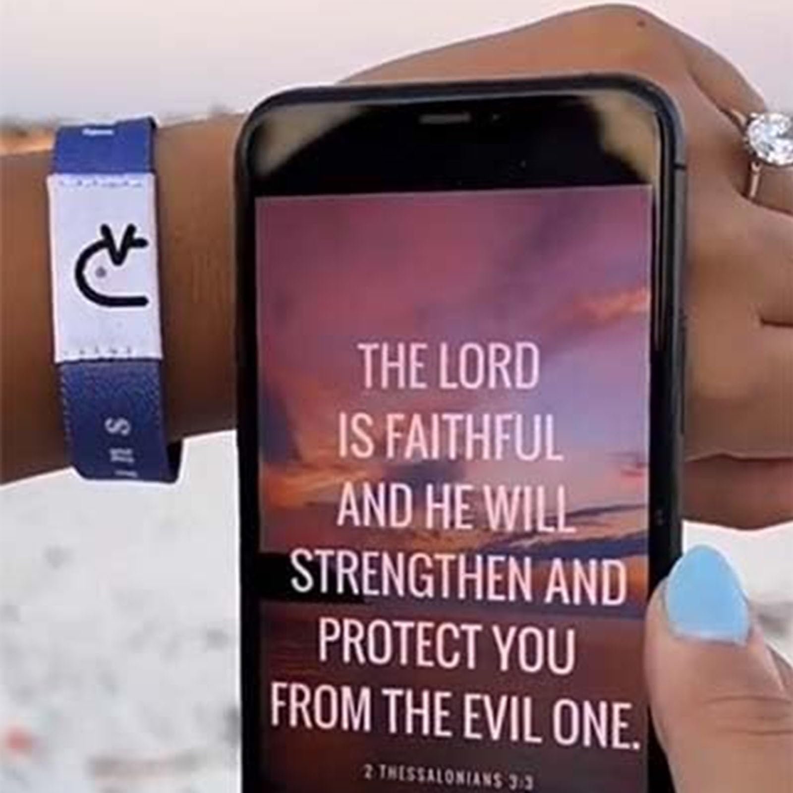NFC-Enabled Scripture Bracelet – Faith on Your Wrist