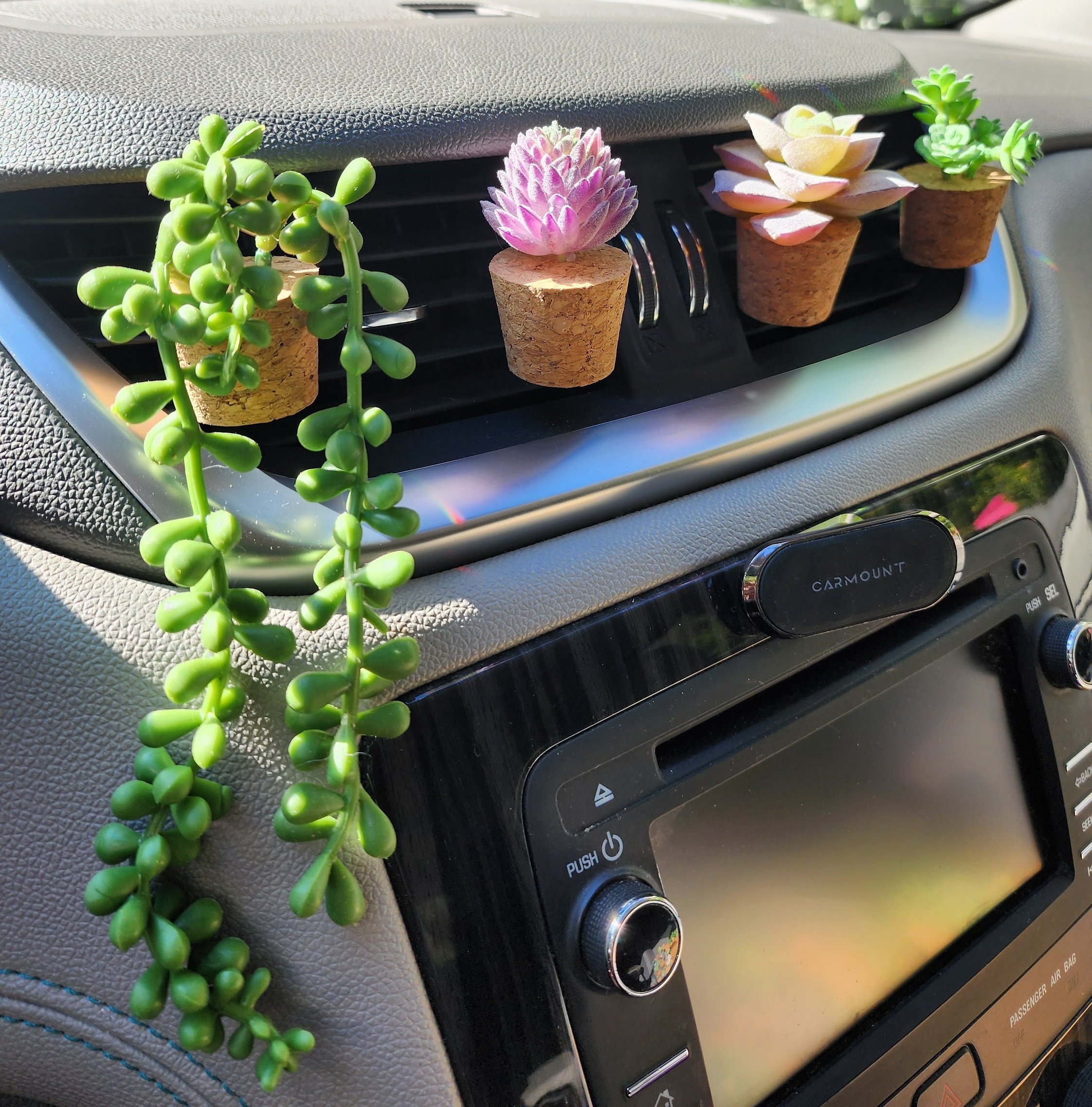 3D Plants Shape Car Perfume Clip