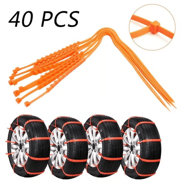 Universal Reusable Anti-skid Nylon Tire Chains