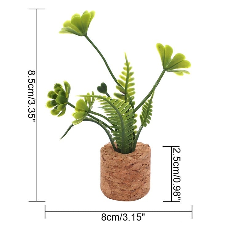 3D Plants Shape Car Perfume Clip
