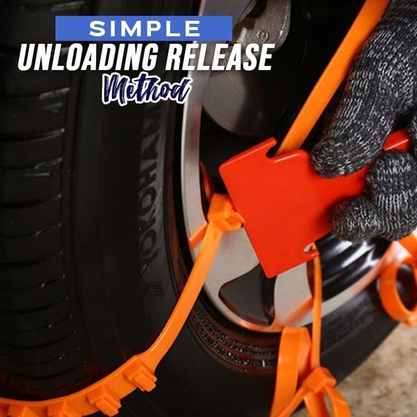 Universal Reusable Anti-skid Nylon Tire Chains