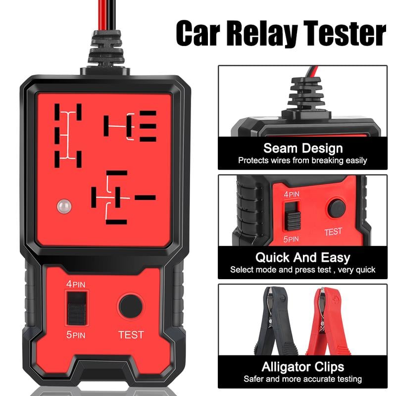 Automotive Relay Tester Tool for Summer. 12V Car Relay Tester. Automotive Relay Tester Tool 2024. Code Readers and Scan Tools. Diagnostic. Test and Measurement Tools