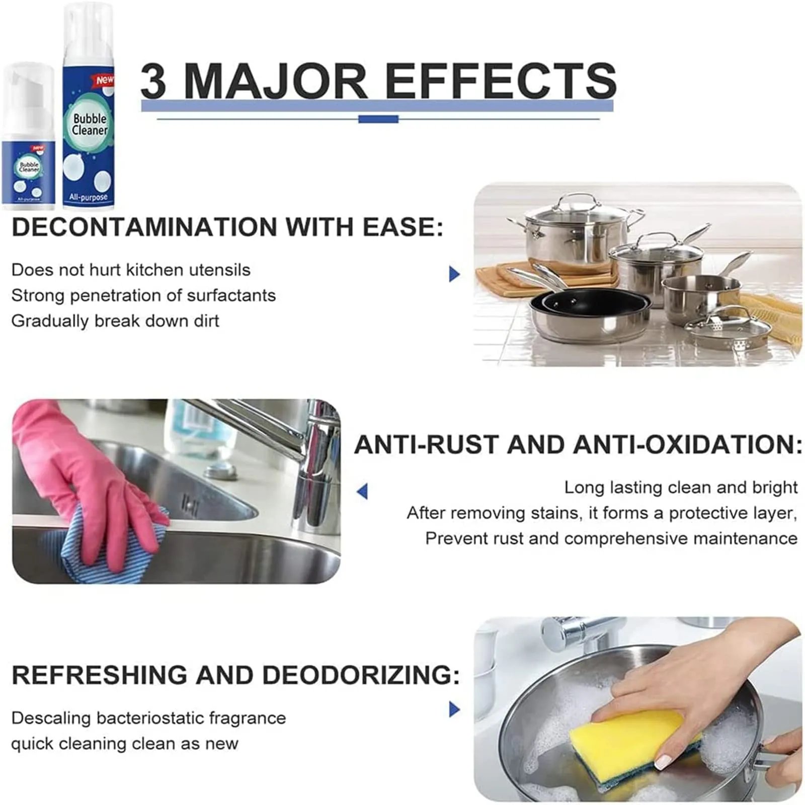 HIGHLY EFFECTIVE OIL BREAKDOWN FOAMING SPRAY
