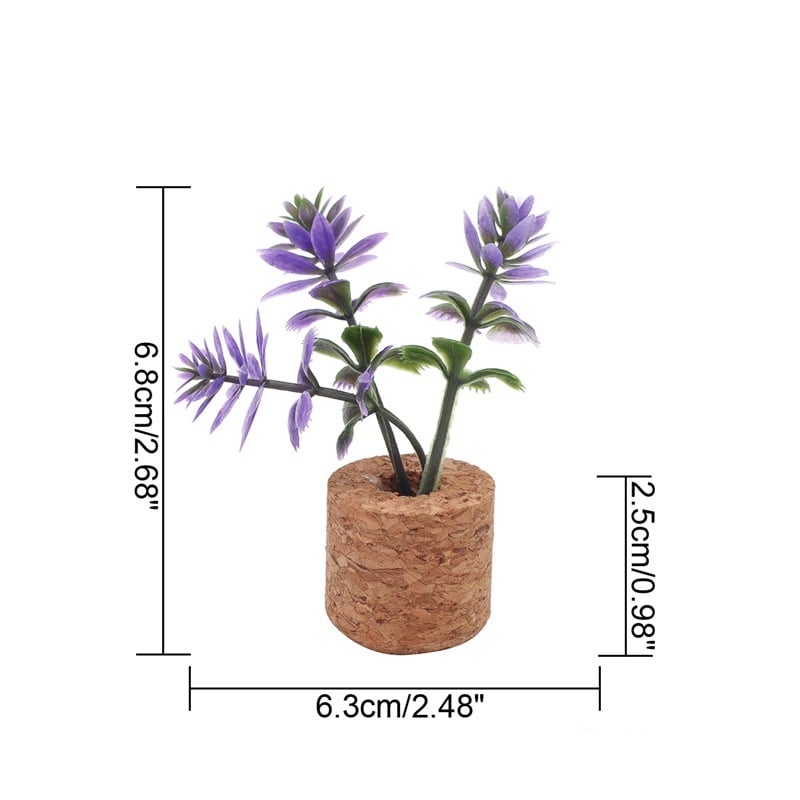 3D Plants Shape Car Perfume Clip