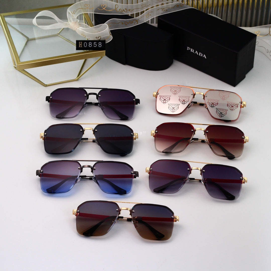 Fashion Gold Thin Frame Sunglasses