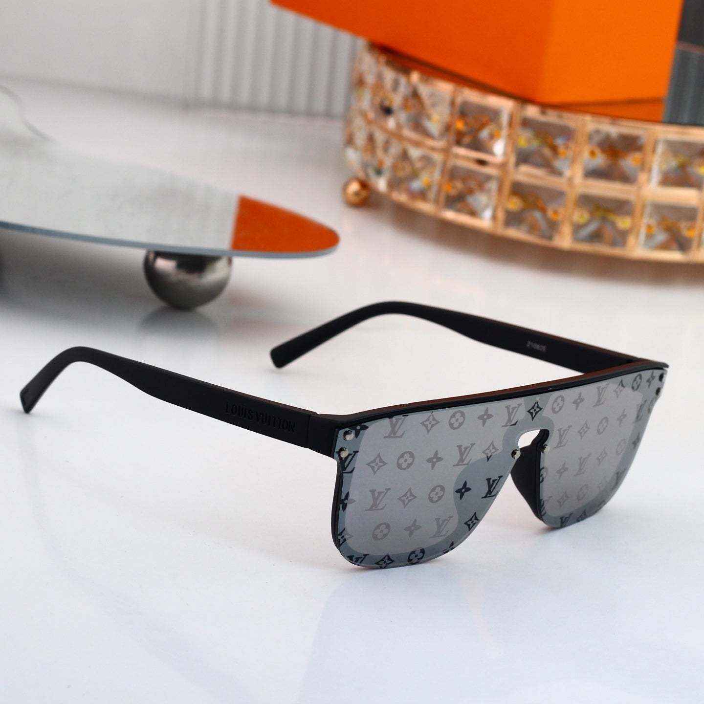 9 Colors Printed Fashion Sunglasses—1082