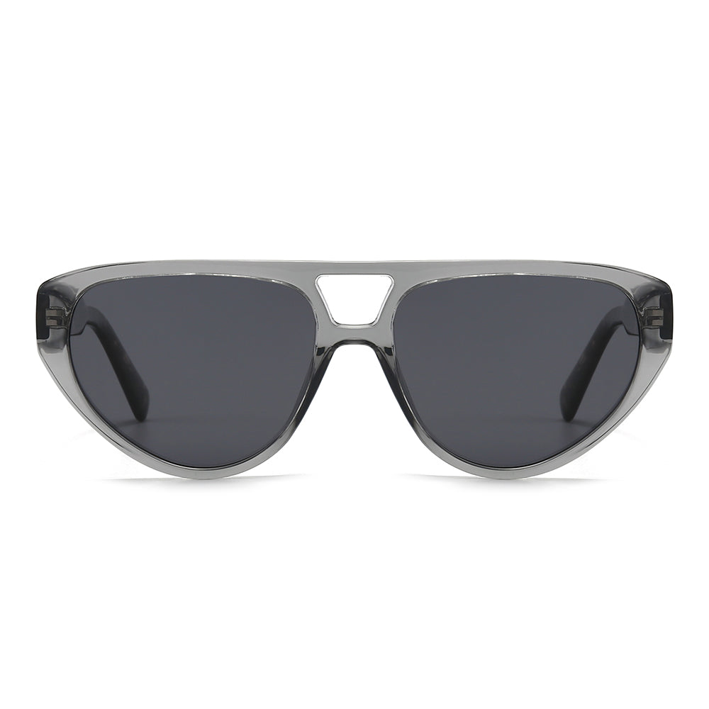 Wooden leg aviator multi-color sunglasses 2058