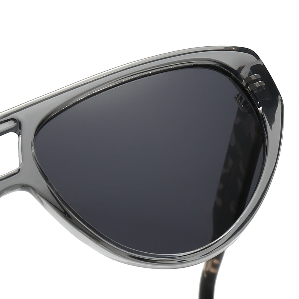 Wooden leg aviator multi-color sunglasses 2058