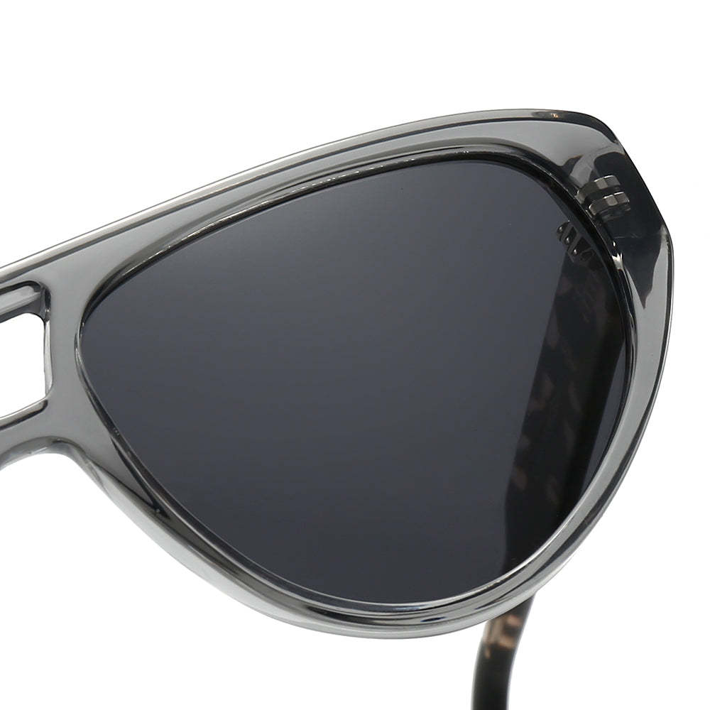 Wooden leg aviator multi-color sunglasses 2058