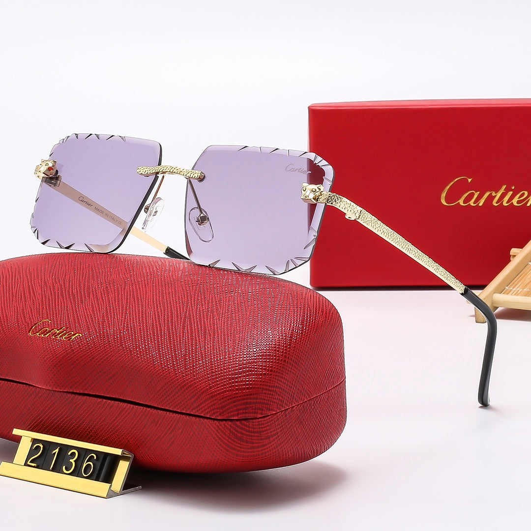 Diamond Cut Fashion Gradient Sunglasses 2136