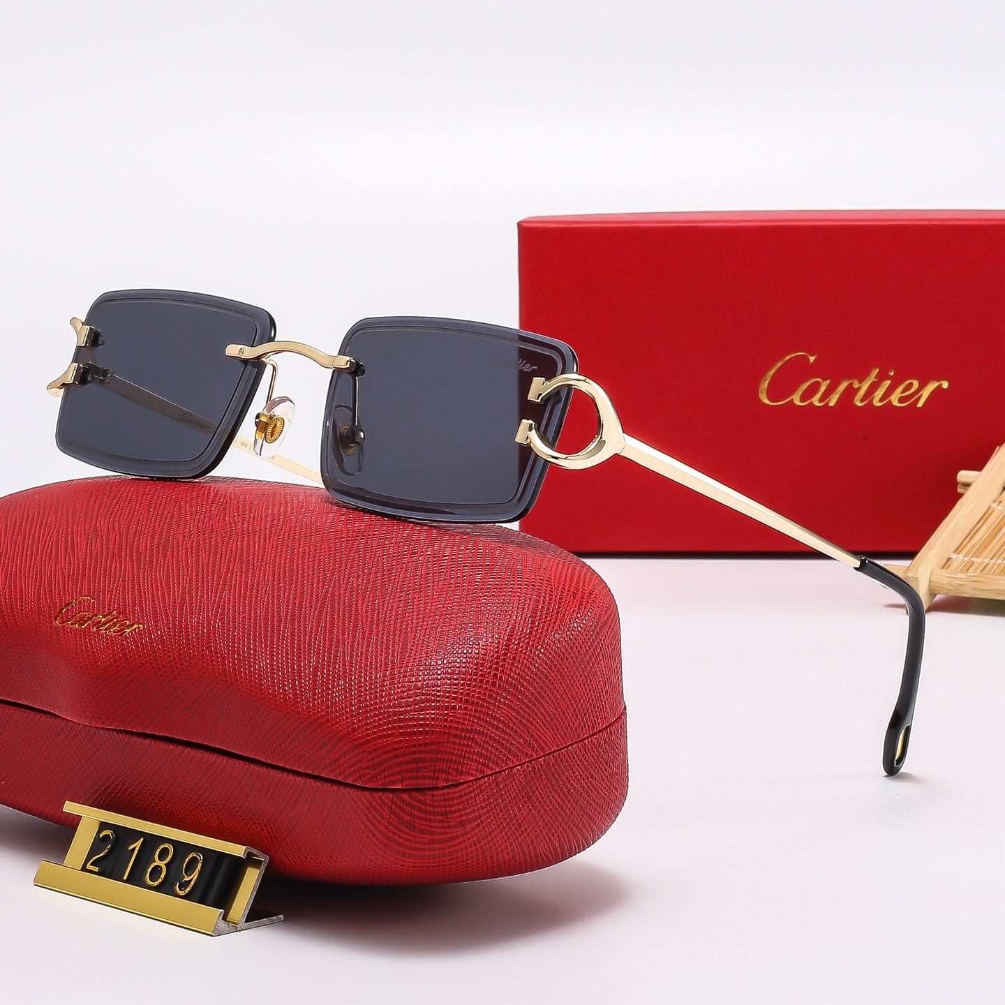 Fashion Square Frameless Sunglasses 2189