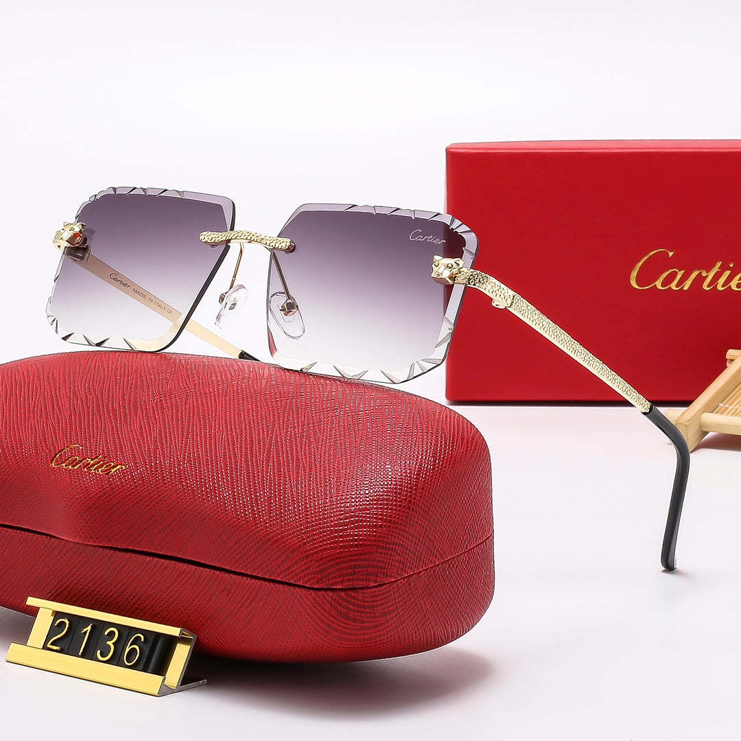 Diamond Cut Fashion Gradient Sunglasses 2136