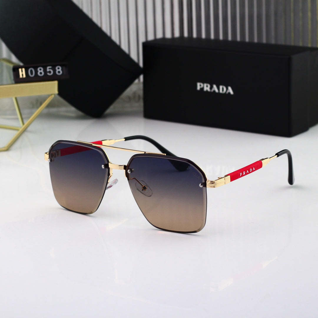 Fashion Gold Thin Frame Sunglasses