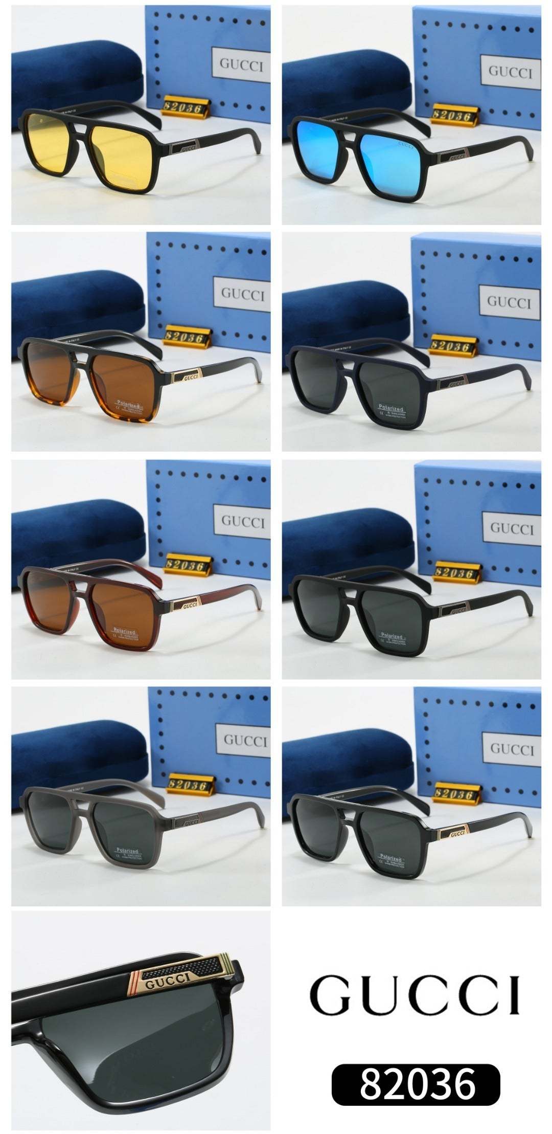 8 Colors Fashion Sunglasses—82036