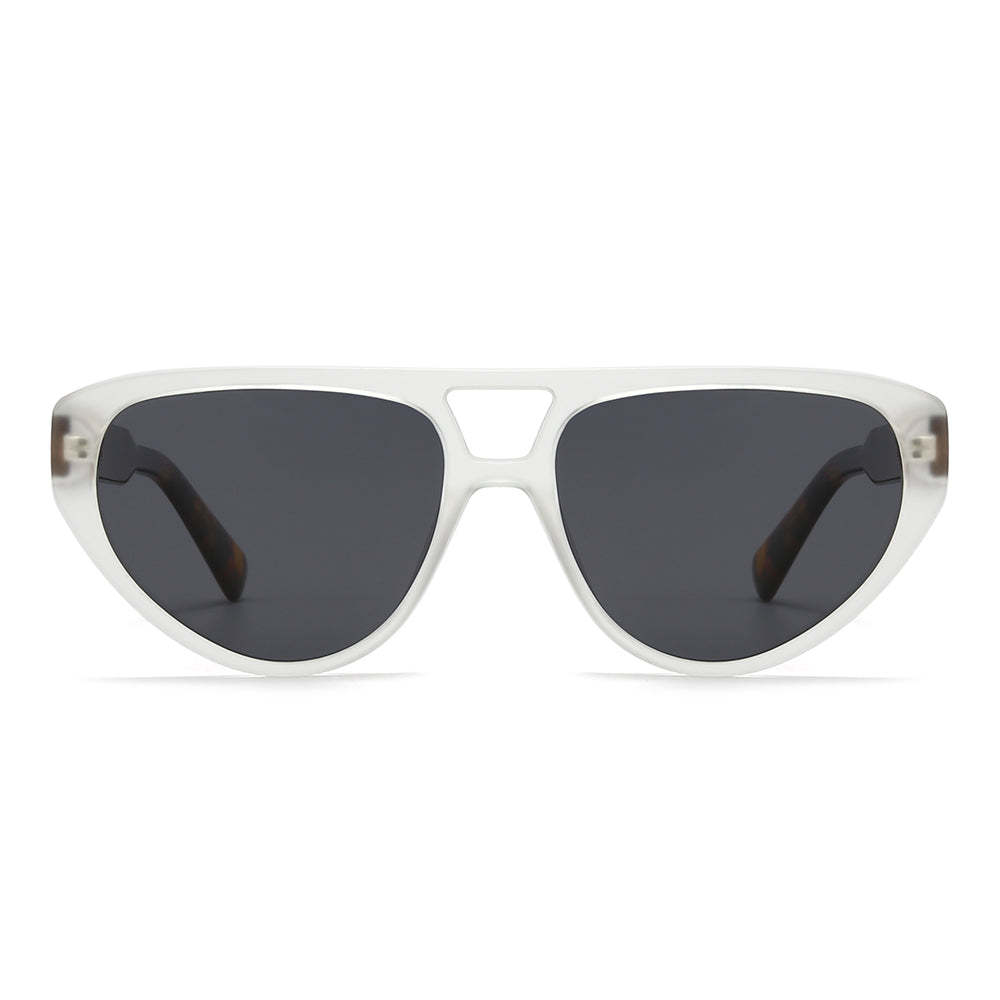 Wooden leg aviator multi-color sunglasses 2058
