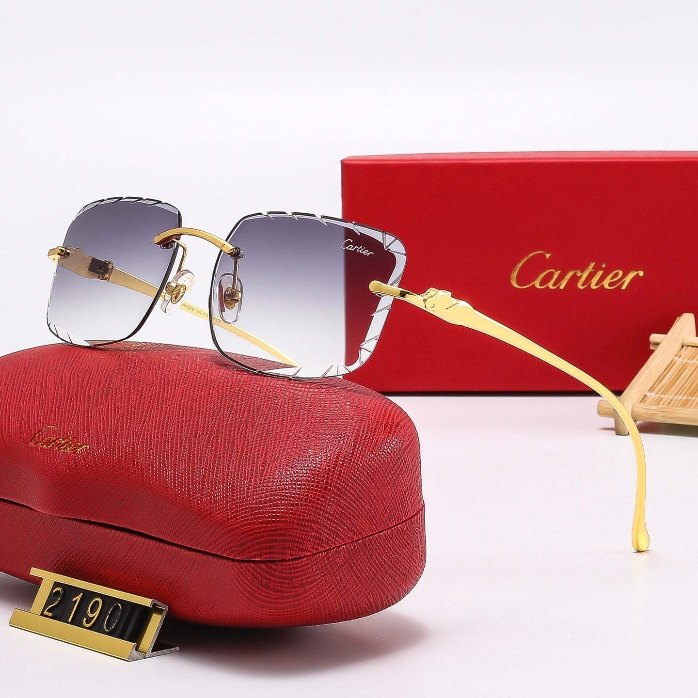 Fashion Square  Frameless Sunglasses 2190