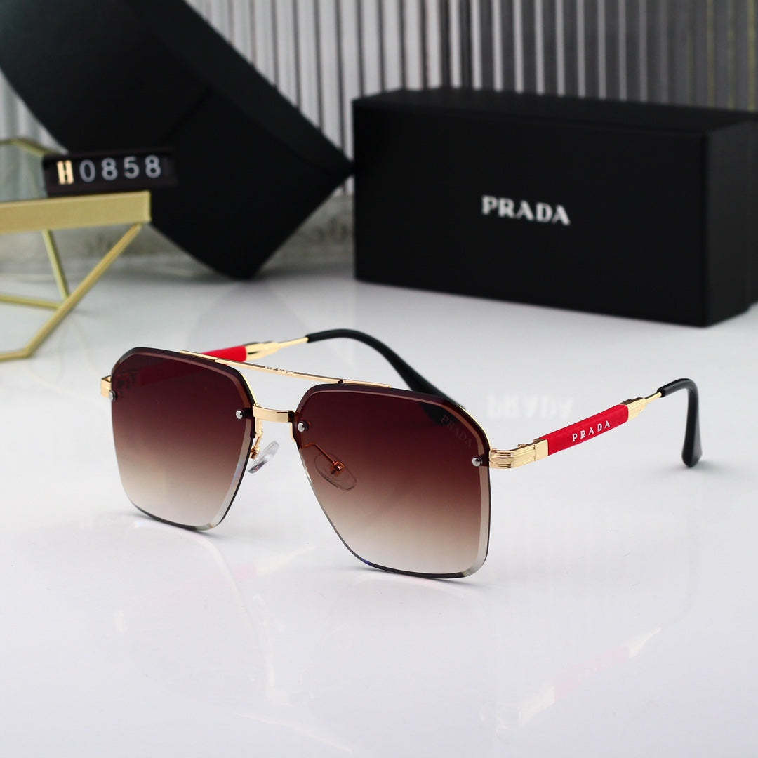 Fashion Gold Thin Frame Sunglasses
