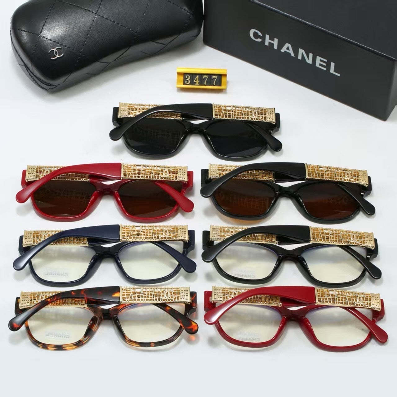 7 Colors Fashion glasses—3477