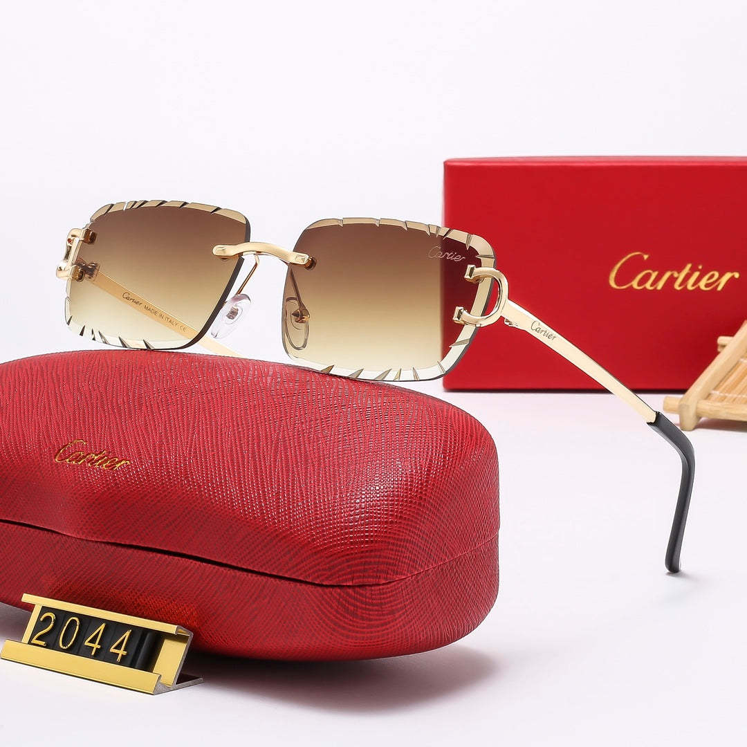Diamond Cut 5 Colors Fashion Sunglasses—2044