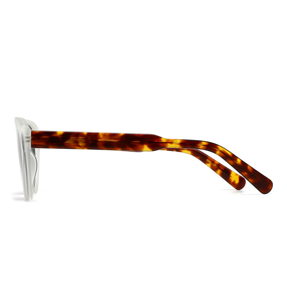 Wooden leg aviator multi-color sunglasses 2058