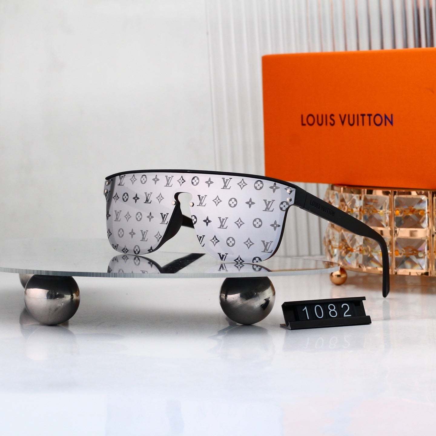 9 Colors Printed Fashion Sunglasses—1082