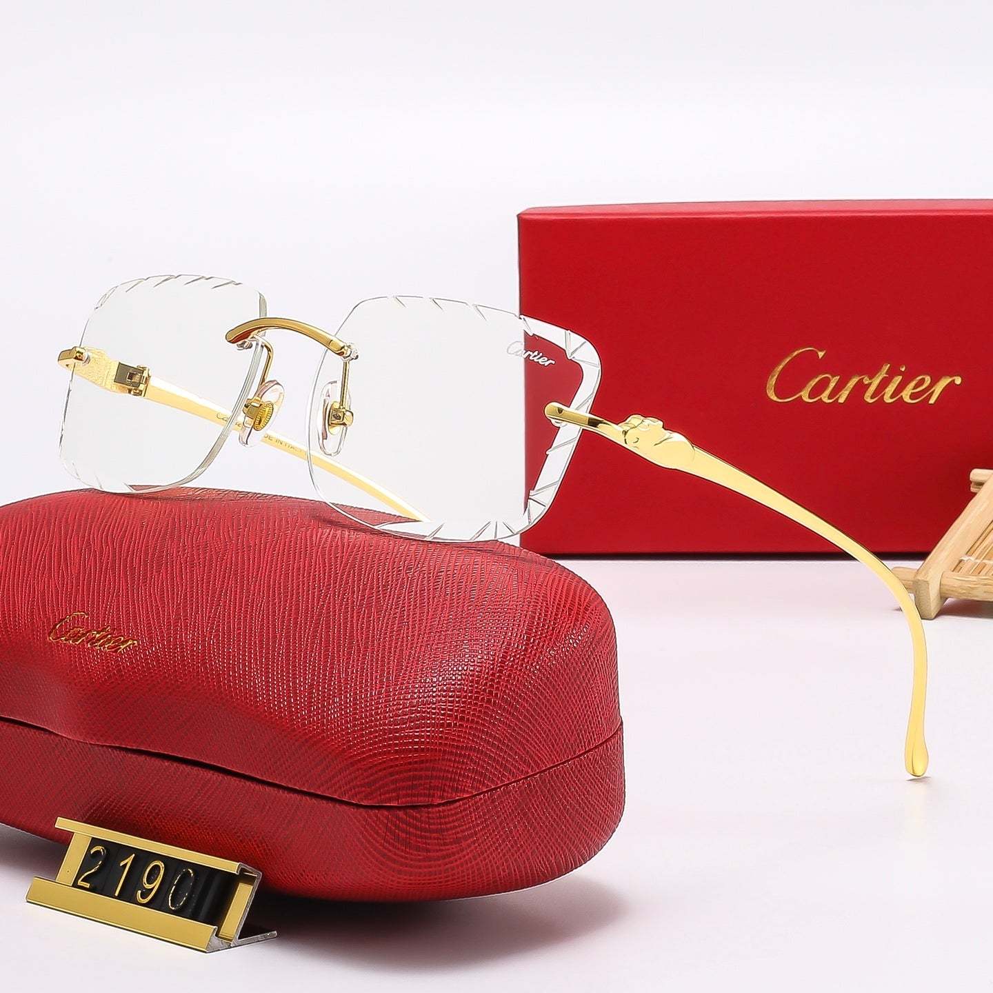 Fashion Square  Frameless Sunglasses 2190
