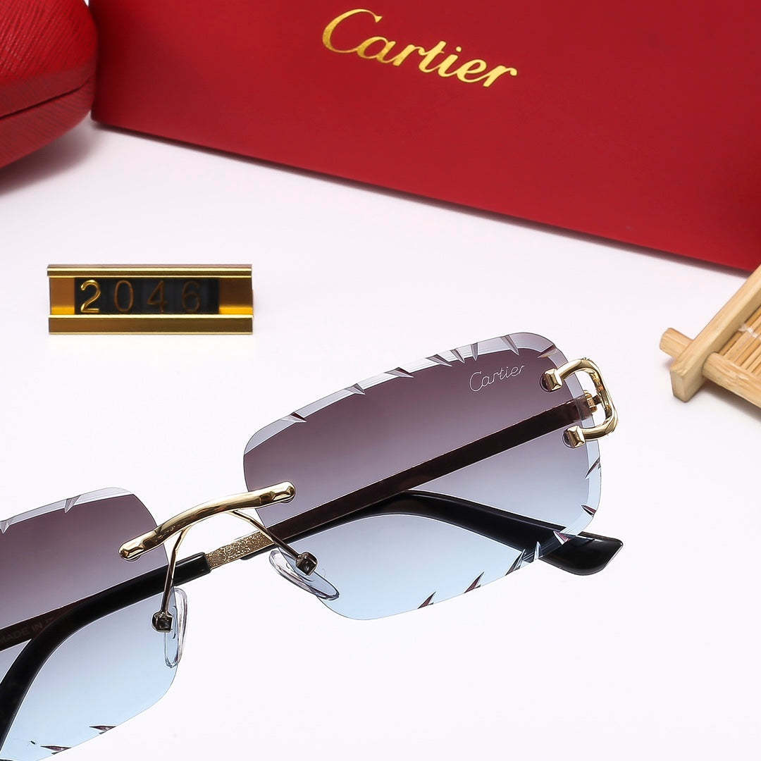 Diamond Cut 5 Colors Fashion Sunglasses—2044