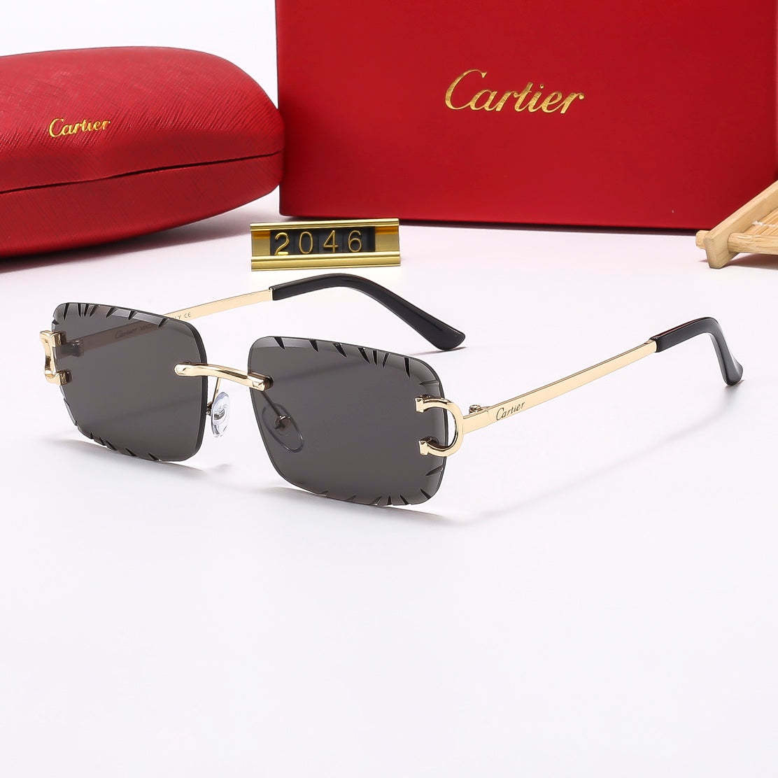 Diamond Cut 5 Colors Fashion Sunglasses—2044