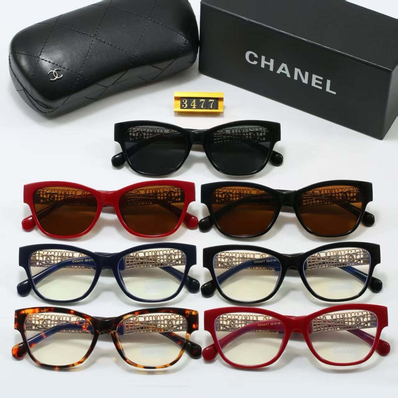 7 Colors Fashion glasses—3477