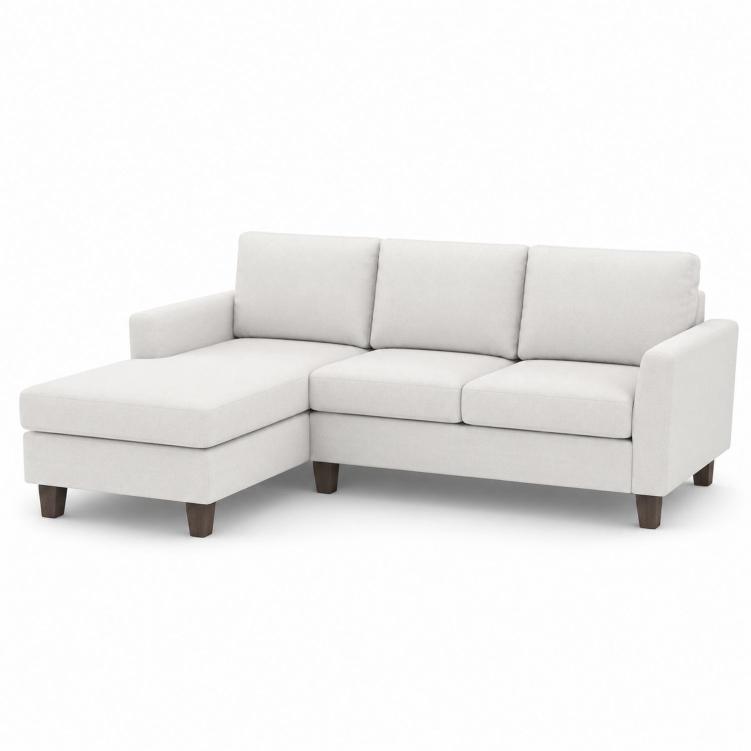 Divano ad angolo in tessuto beige-Velrivar
