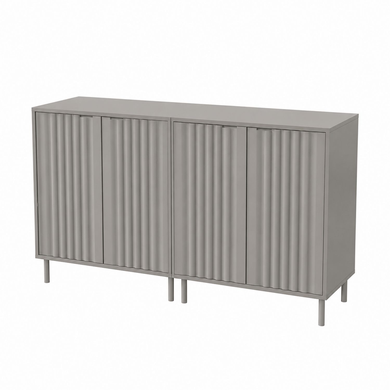 Credenza in Metallo Grigio-Velrivar