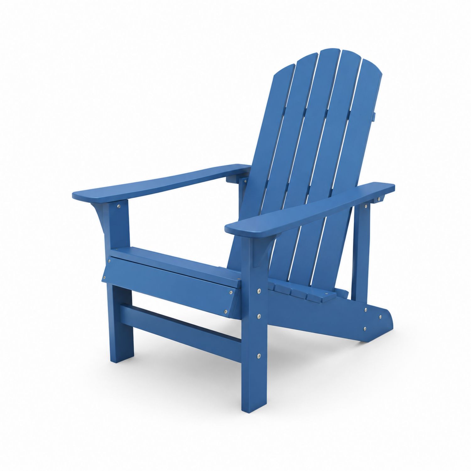 Sedia da Esterno Adirondack in Plastica Blu-Velrivar