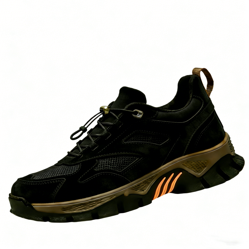 BWAY®Men's Genuine Leather Outdoor Breathable  Walking Shoes