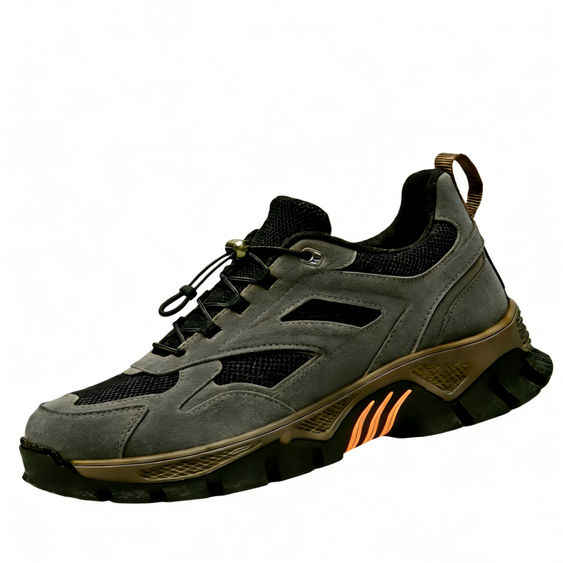 BWAY®Men's Genuine Leather Outdoor Breathable  Walking Shoes