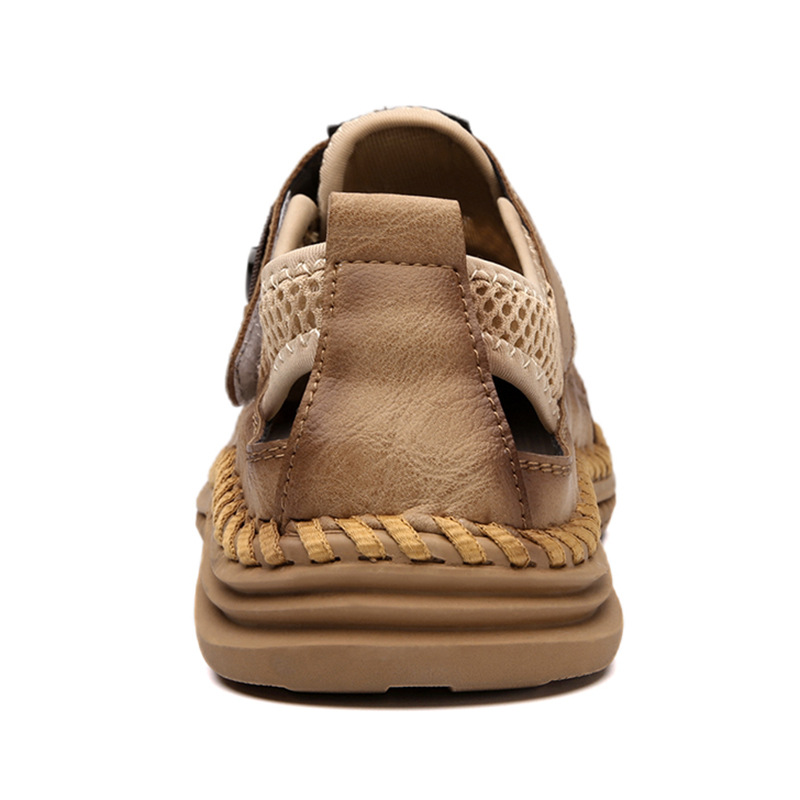 BWAY® Men Mesh Hiking Soft Sole Closed-Toe Athletic Outdoor Shoes