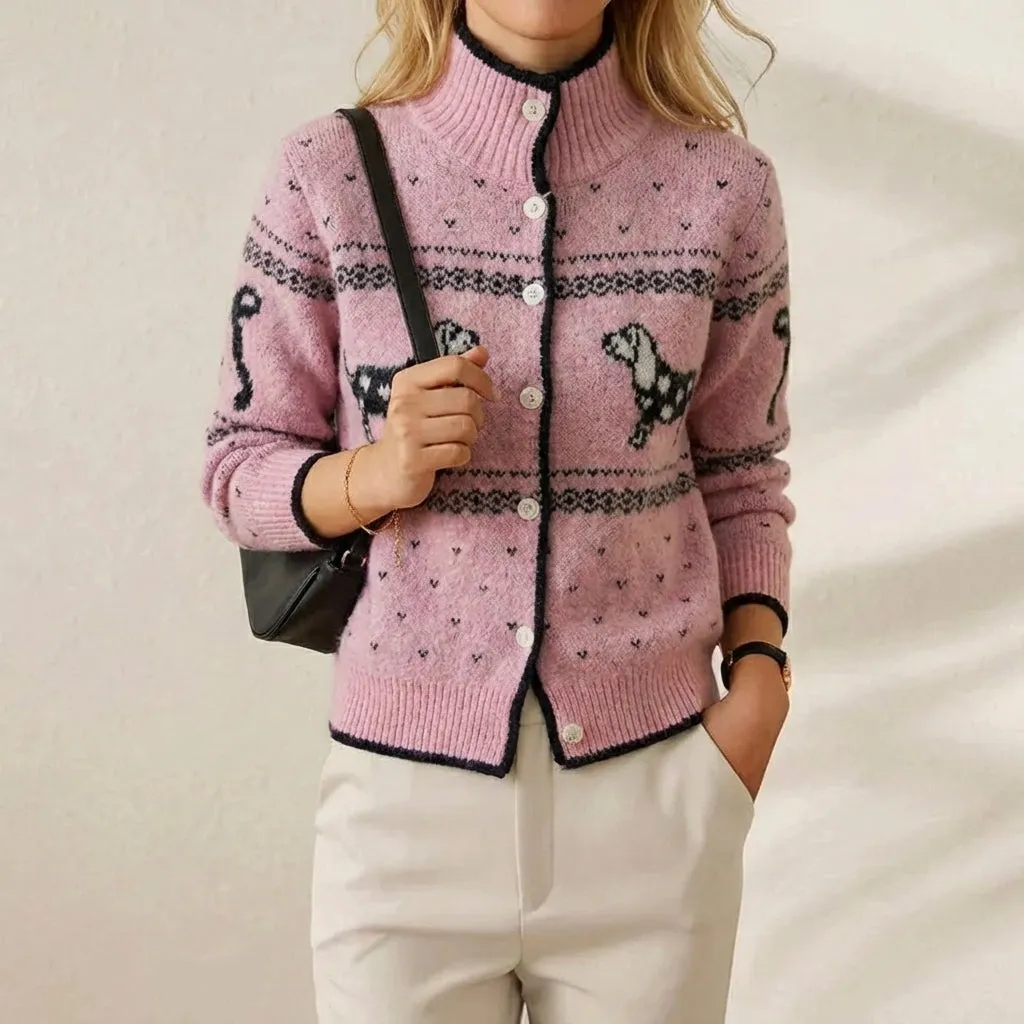 🔥Final Clearance Sale🔥Cashmere-Soft Cotton Mock Neck Sweater