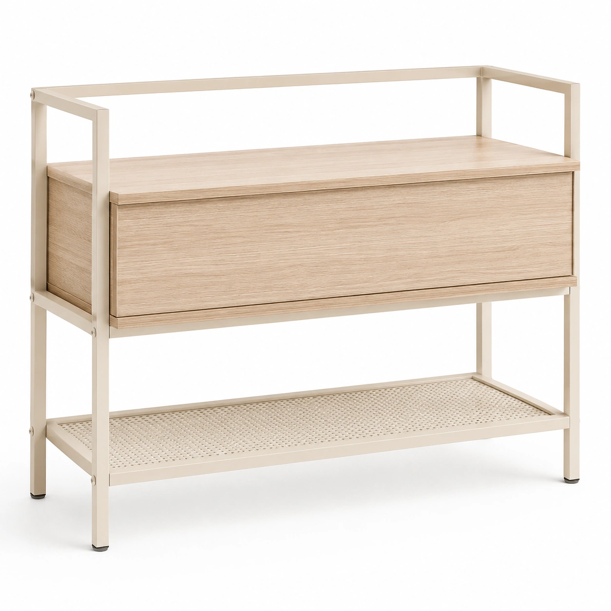 Consola organizadora con cajon y repisa-ValdoraLiving