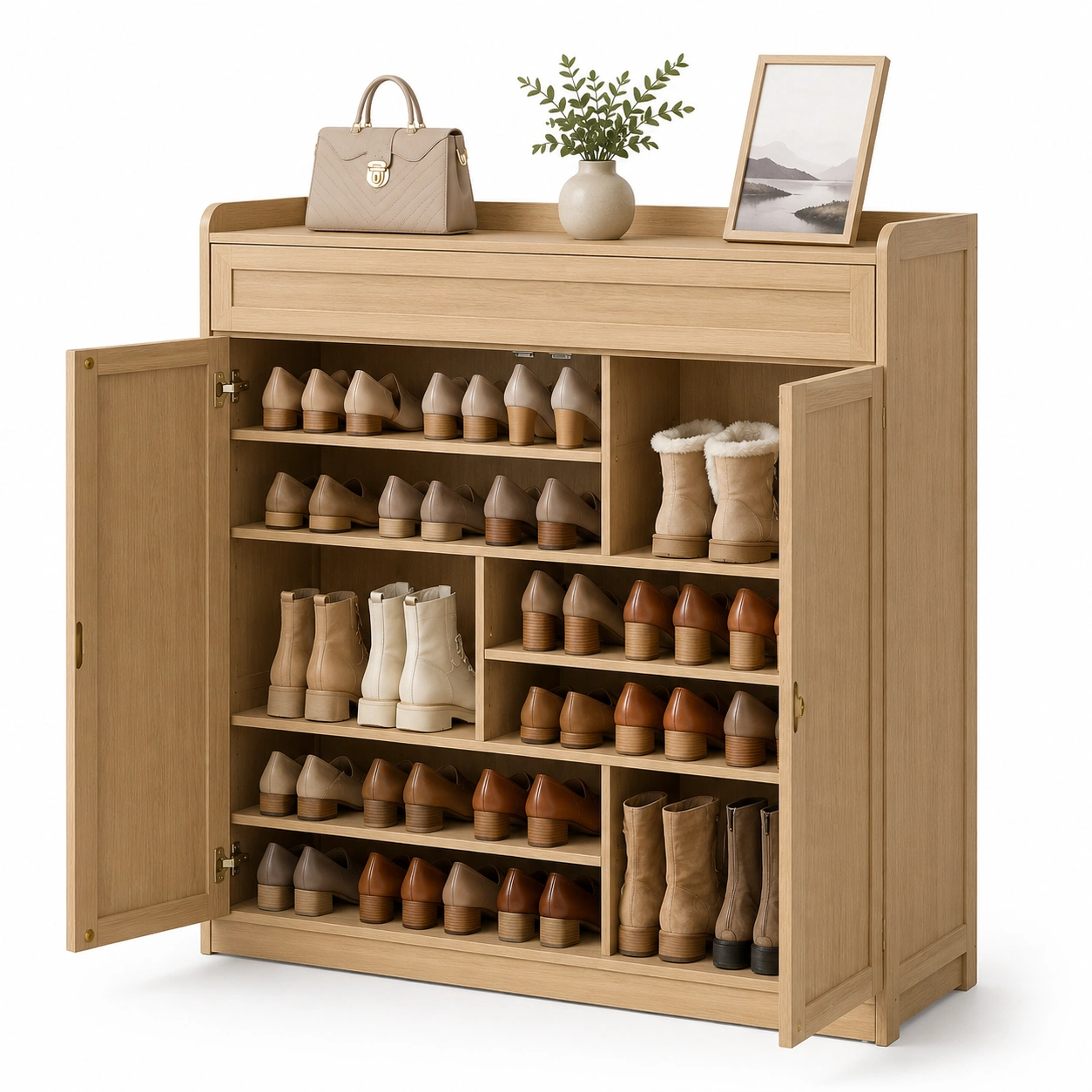 Zapatero de almacenamiento vertical-ValdoraLiving