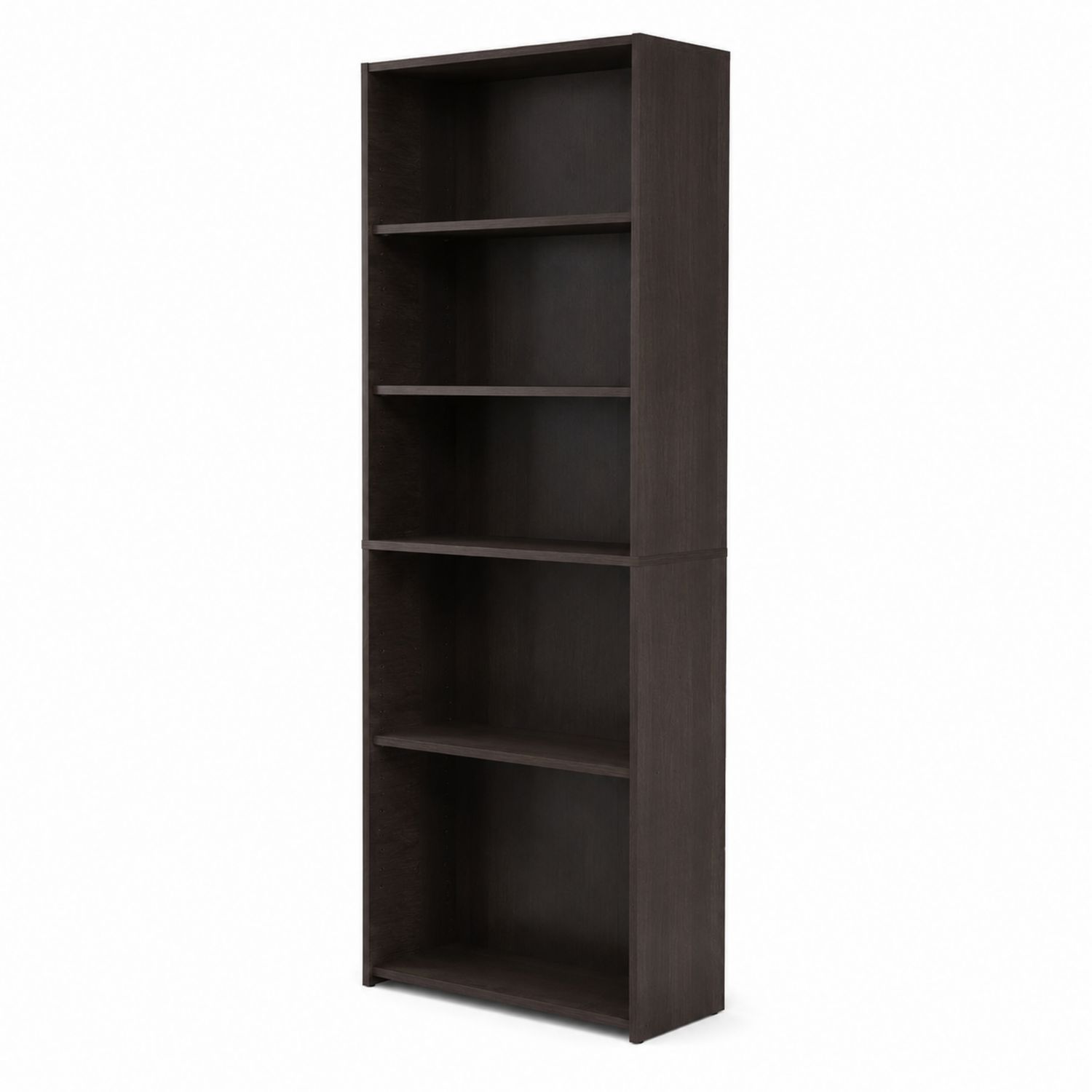 Libreria a 5 Ripiani in MDF Marrone 180x60x30cm