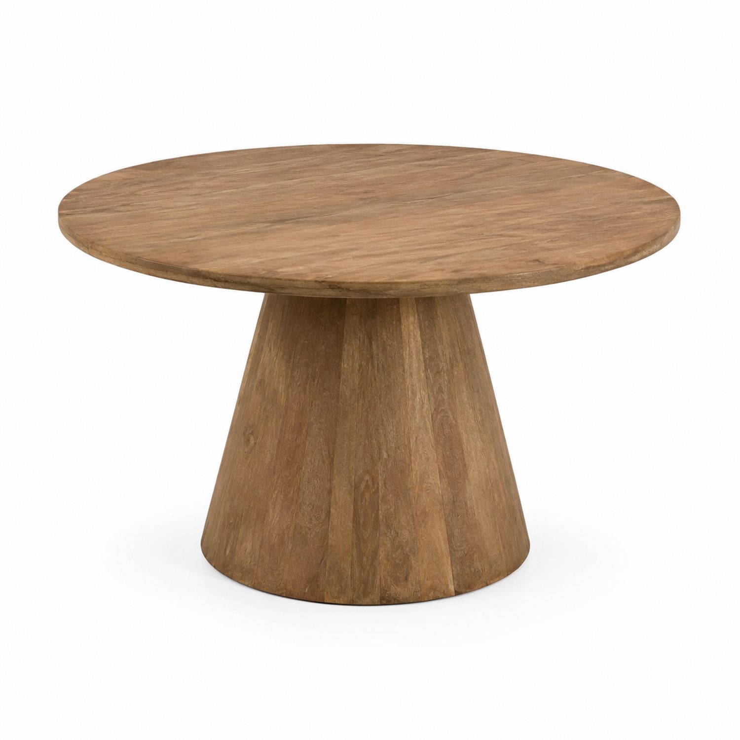 Tavolo Rotondo in Legno di Mango Diametro 120 cm