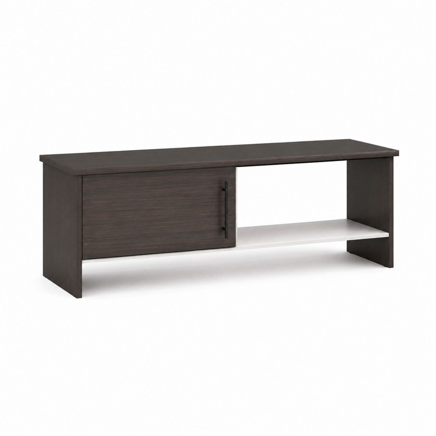 Mobile TV in legno composito con ante scorrevoli 120x40x50 cm